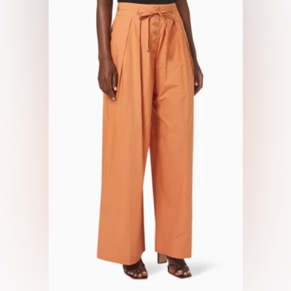 ULLA JOHNSON Iyla Ruffle Poplin Peplum Top &
Zada Pants (SD2) - Picture 4 of 12